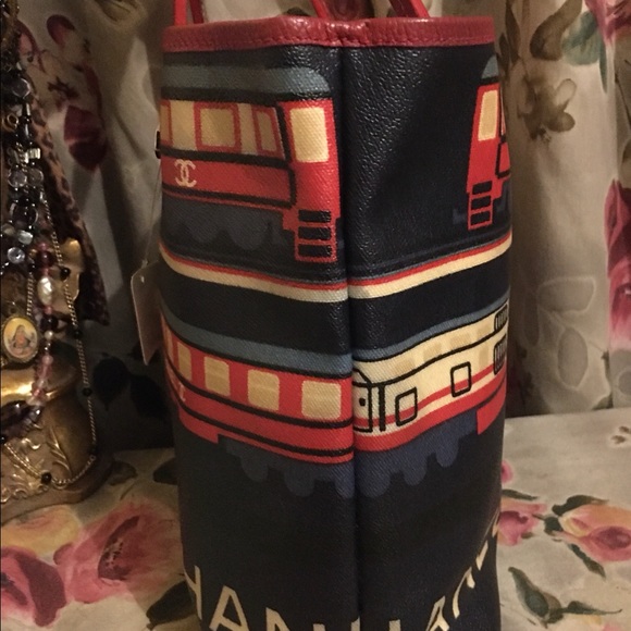 🔥CHANEL Limited Edition Graphic Art CC Monogram Bag multicolor Rare! - Picture 11 of 14